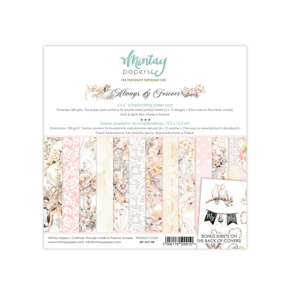 6x6 Paper Pad - Always &amp; Forever Collection