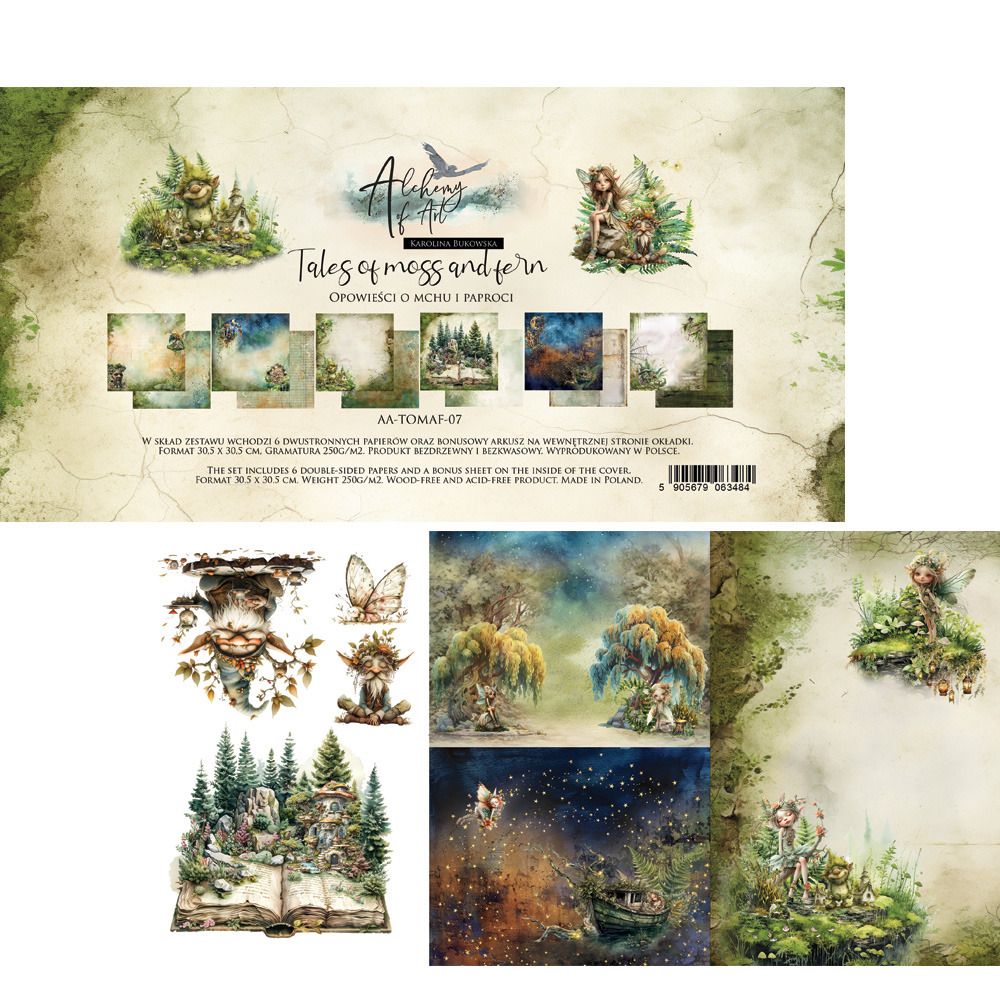 12x12 Paper Collection - Tales of Moss and Fern Collection