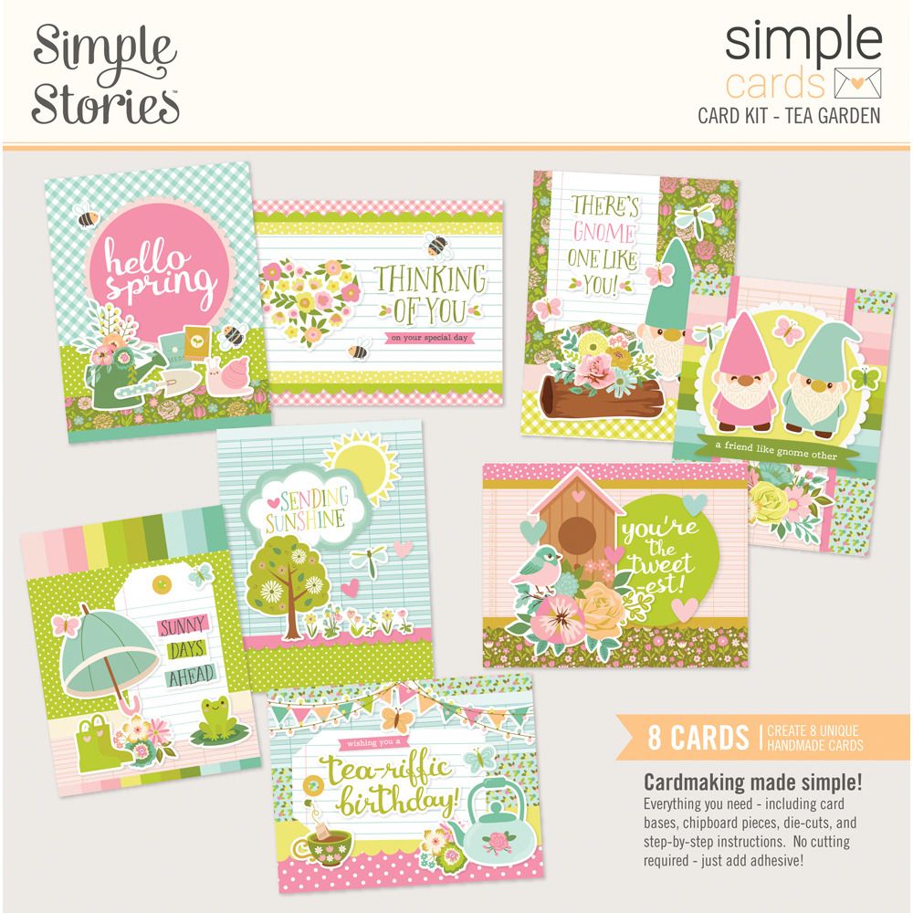 Simple Cards Card Kit - Tea Garden Collection