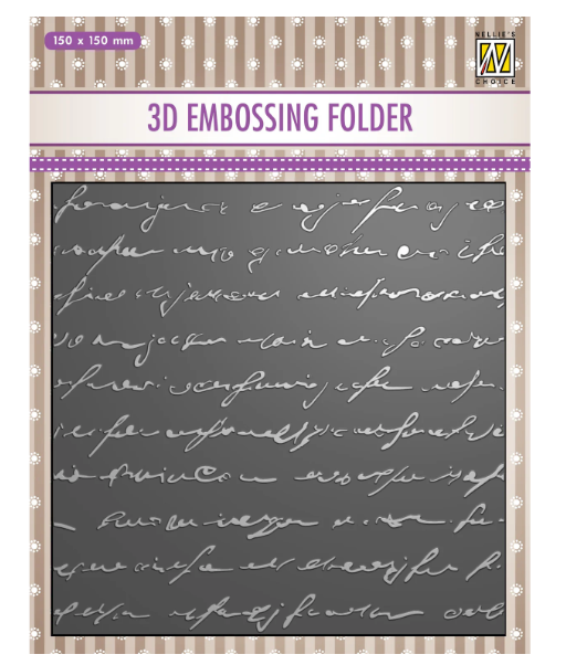Writing - 3D Embossing Folder