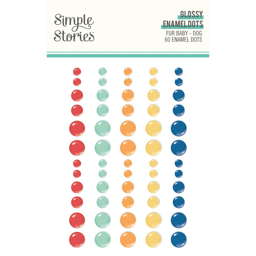 Glossy Enamel Dots - Fur Baby Dog Collection