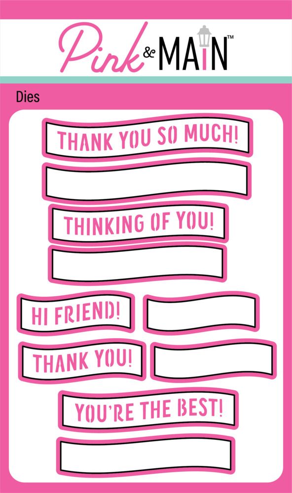 Fun Sentiment Banners Set 2 - Die Set