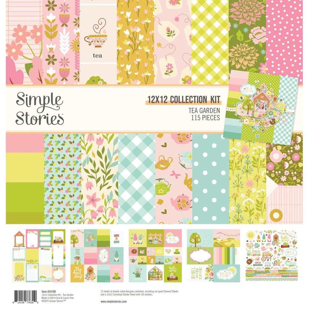 12x12 Collection Kit - Tea Garden Collection