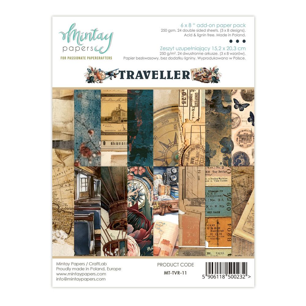 6x8 Add-on Paper Pad - Traveller Collection
