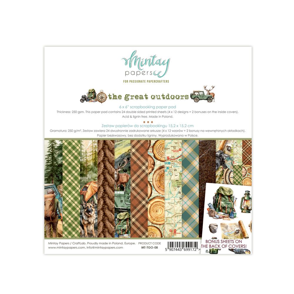 6x6 Paper Pad - The Great Outdoors Collection
