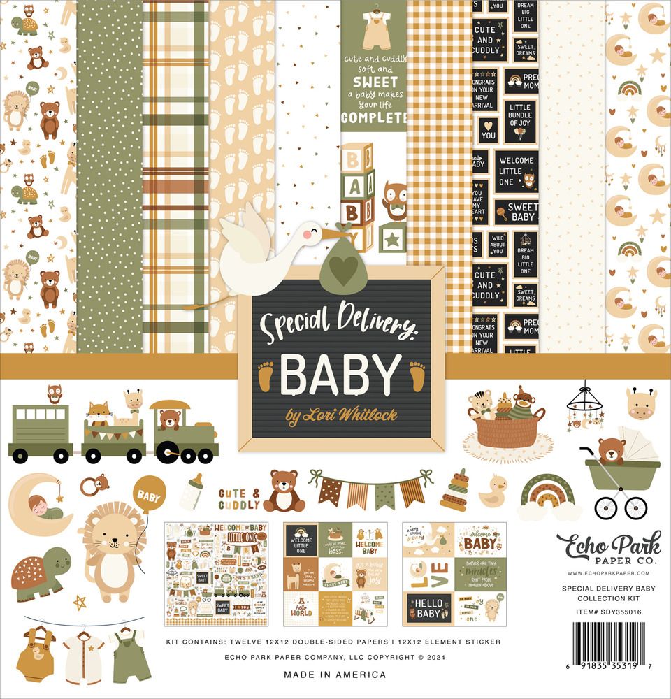 12x12 Collection Kit - Special Delivery Baby Collection