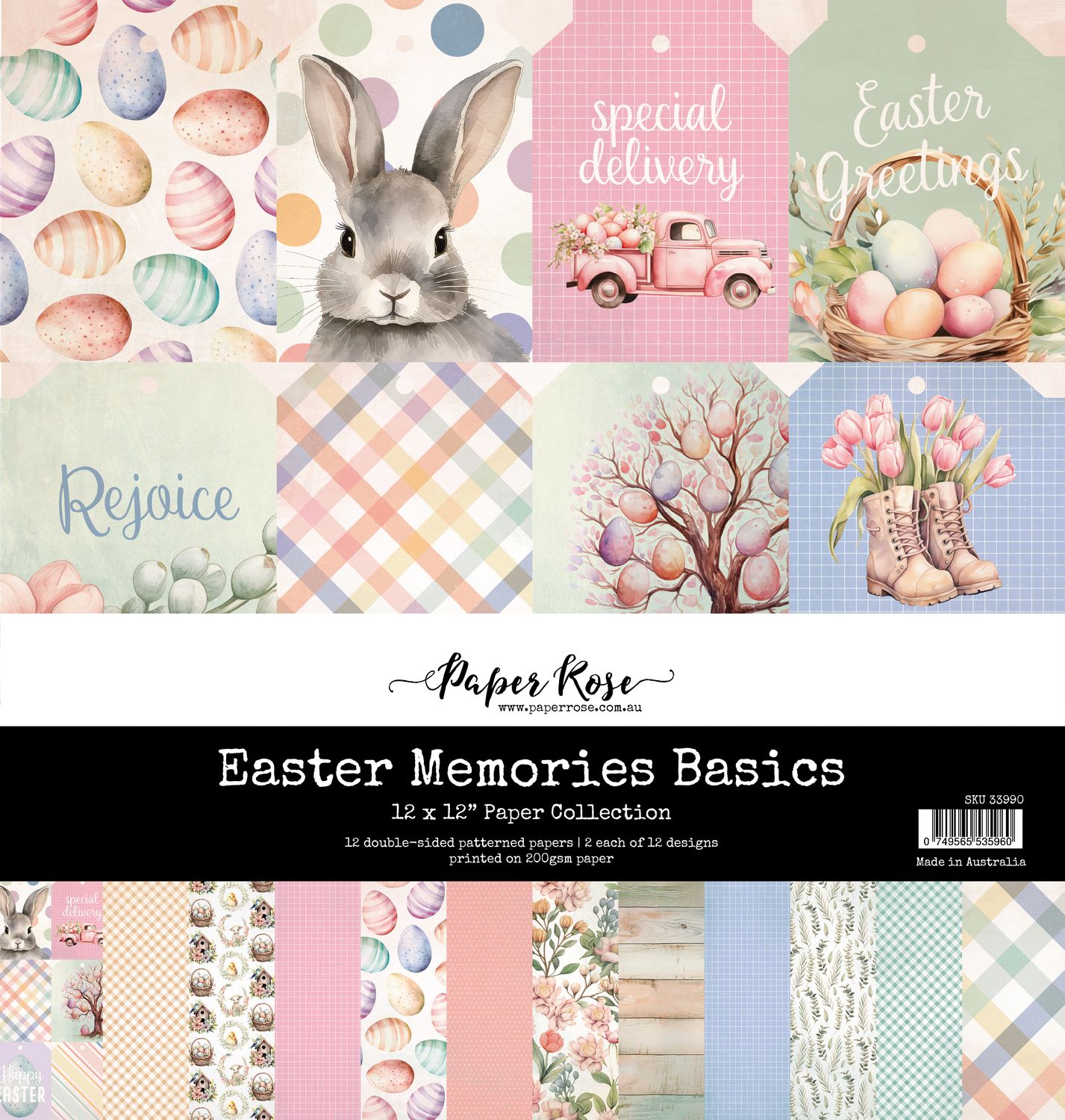 12x12 Basics Paper Collection - Easter Memories Collection