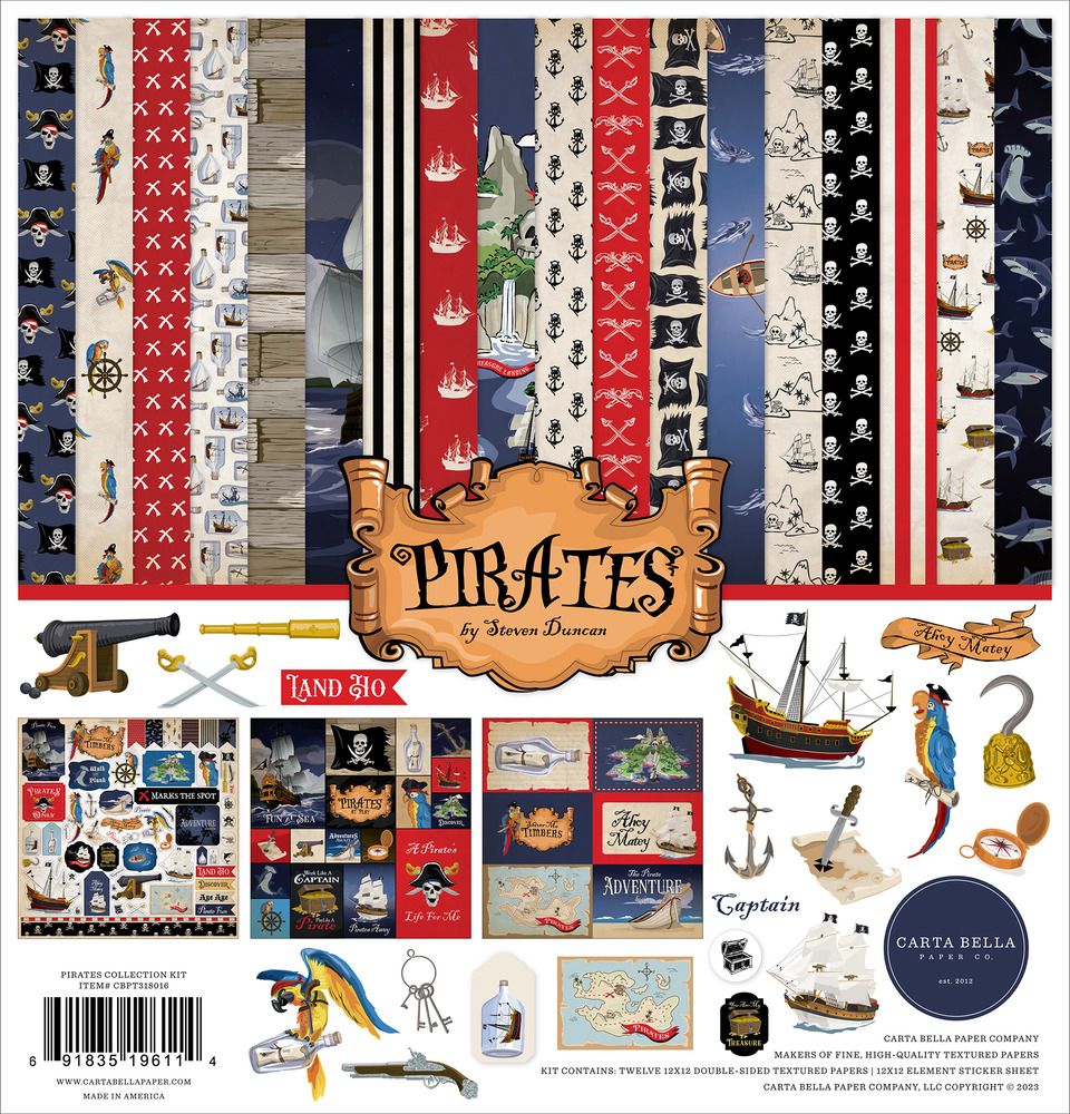 12x12 Collection Kit - Pirates Collection