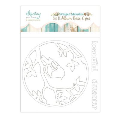 6x8 Chipboard Album - Winged Melodies Collection