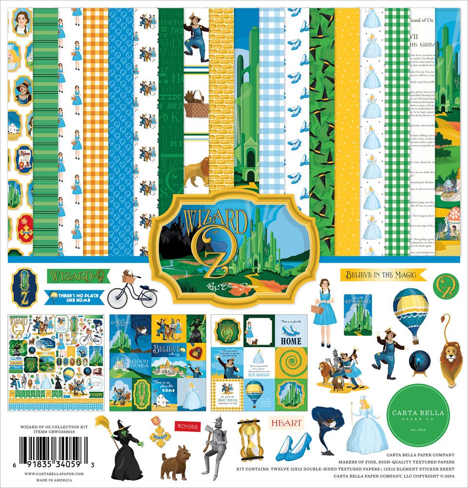 12x12 Collection Kit - Wizard of Oz Collection