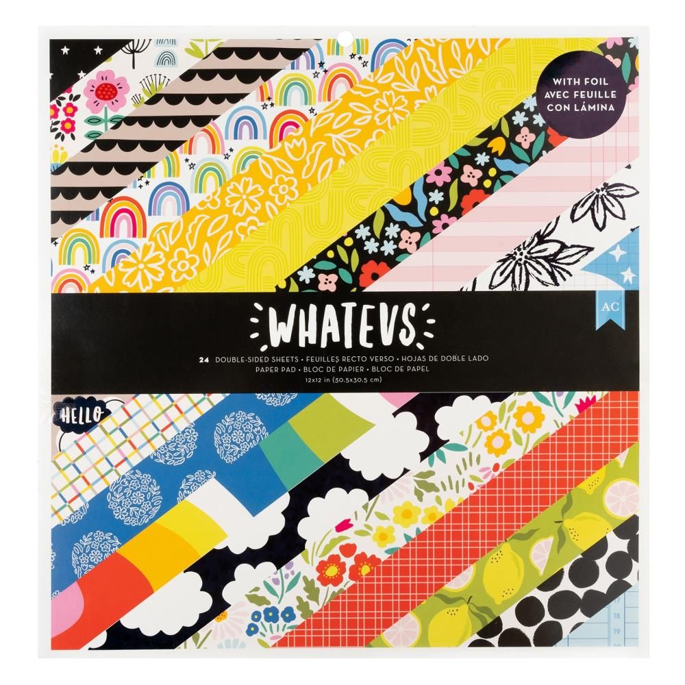12x12 Paper Pad - Whatevs Collection