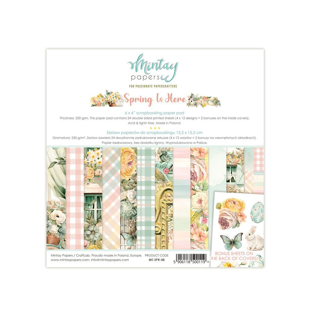 6x6 Paper Pad - Spring Is Here Collection
