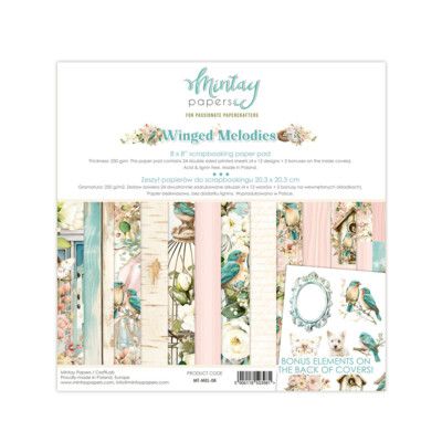 8x8 Paper Pad - Winged Melodies Collection