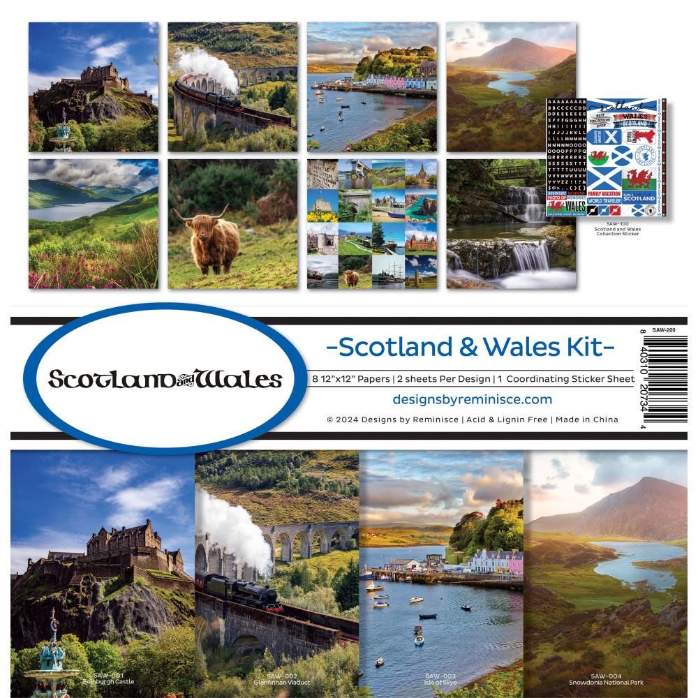 12x12 Collection Kit - Scotland &amp; Wales Collection
