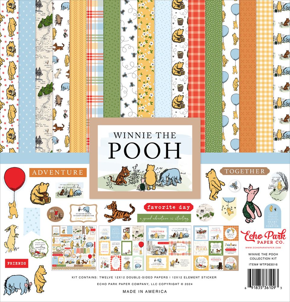 12x12 Collection Kit - Winnie the Pooh Collection