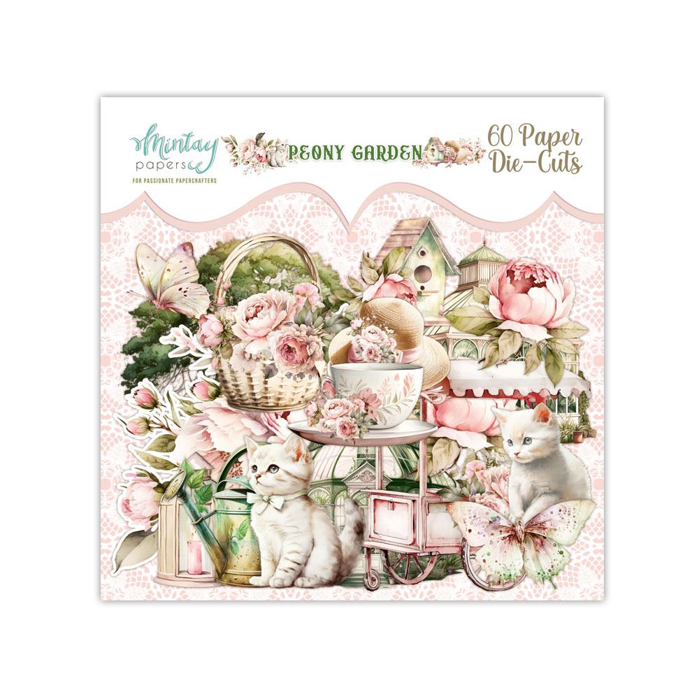 Paper Die Cuts - Peony Garden Collection