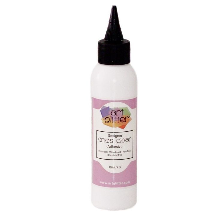 120mL/4oz - Art Glitter Glue - Designer - Dries Clear