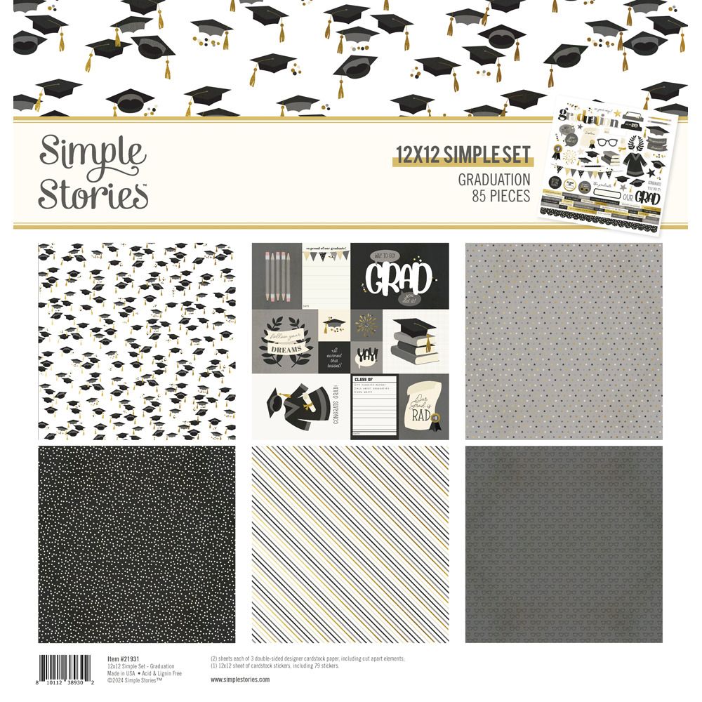 12x12 Simple Set - Graduation Collection