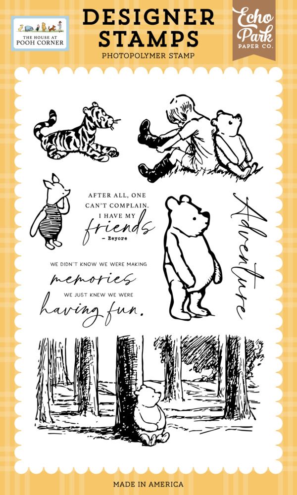 Stamp Set - Winnie in the Woods - The House at Pooh Corner Collection