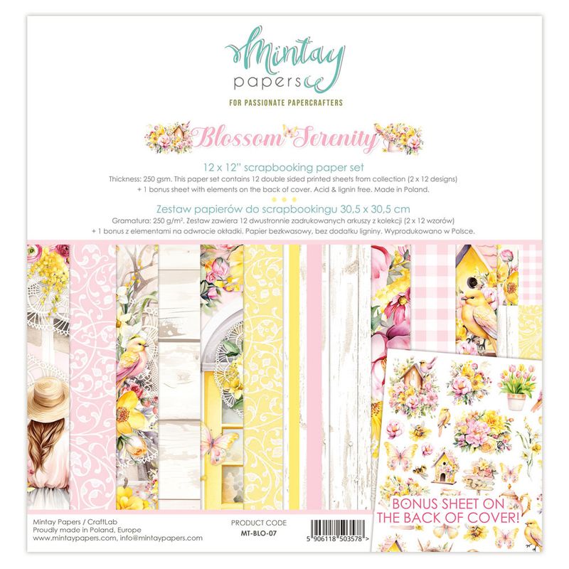 Mintay Papers - Blossom Serenity Collection