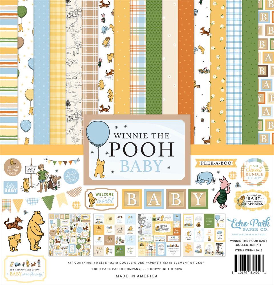 12x12 Collection Kit - Winnie the Pooh Baby Collection