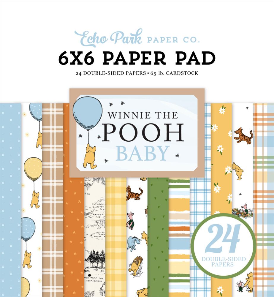 6x6 Paper Pad - Winnie the Pooh Baby Collection