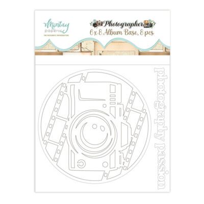 6x8 Chipboard Album - Photographer Collection