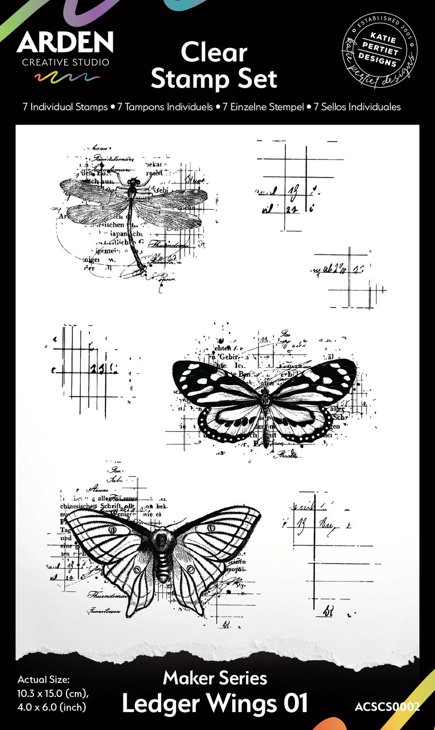Ledger Wings 01 - Stamp Set - Maker Series