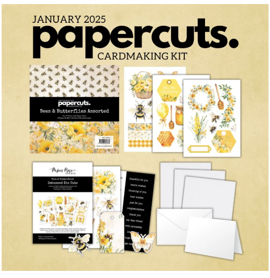 Papercuts Cardmaking Kit - Bees &amp; Butterflies Collection