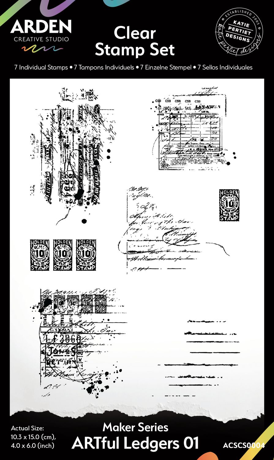 ARTful Ledgers 01 - Stamp Set - Maker Series