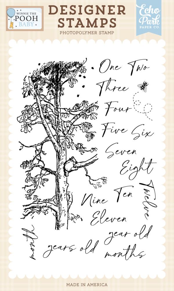 Stamp Set - First Year Milestones - Winnie the Pooh Baby Collection