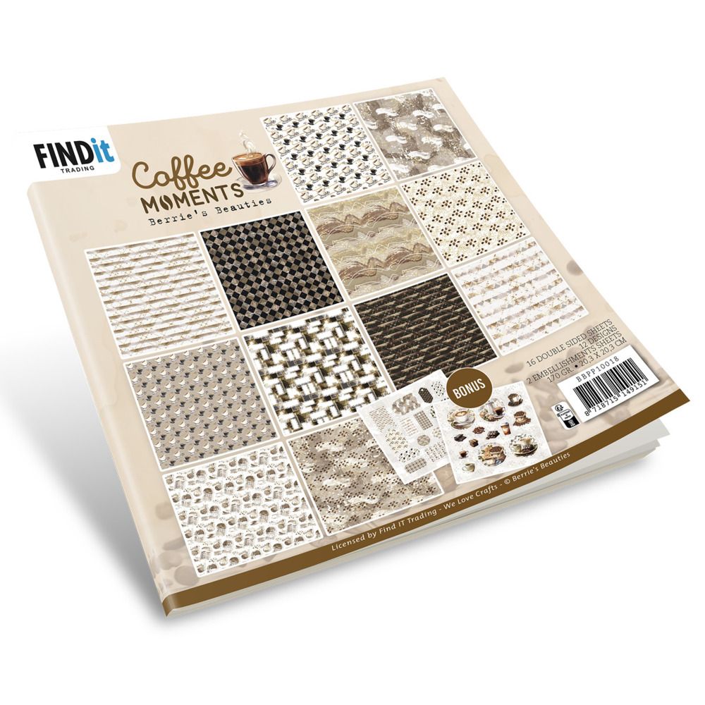 8x8 Paper Pack - Coffee Moments Collection