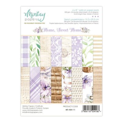 6x8 Add-on Paper Pad - Home Sweet Home Collection