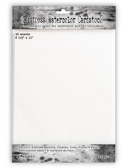8.5x11 - Distress Watercolor Cardstock - 10 Pack