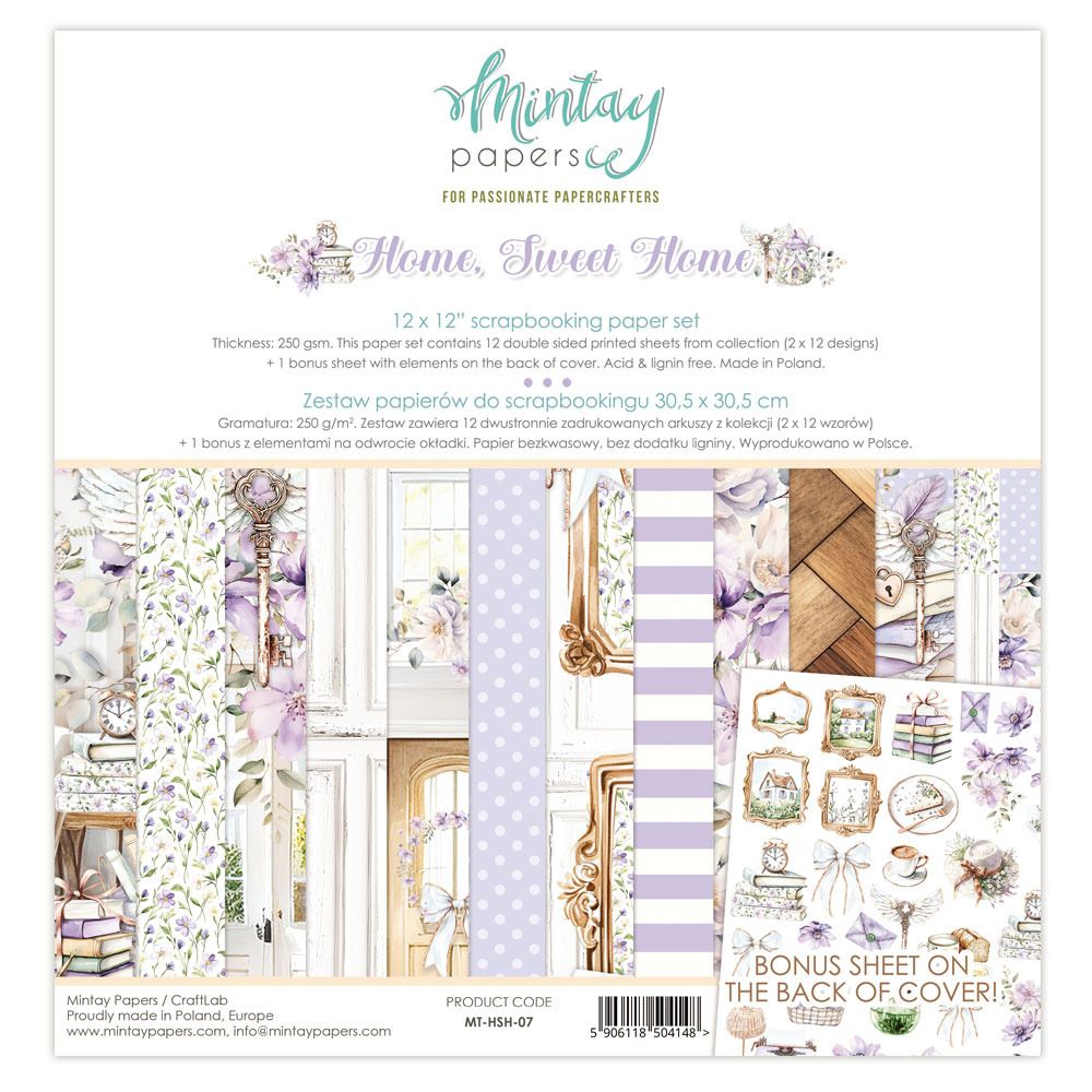 12x12 Paper Set -  Home Sweet Home Collection
