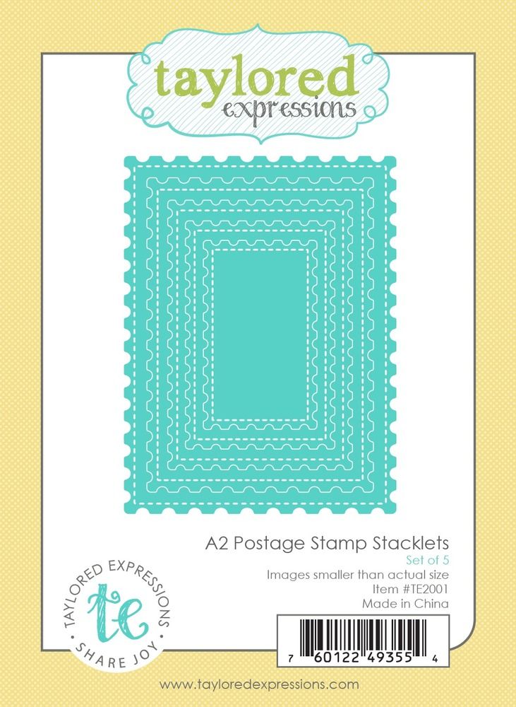 A2 Postage Stamp Stacklets - Die Set