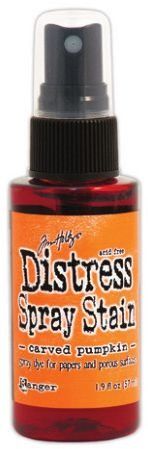 Carved Pumpkin - Distress - Spray Stain