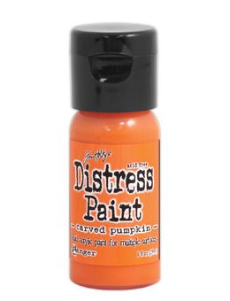 Carved Pumpkin - Distress - Paint