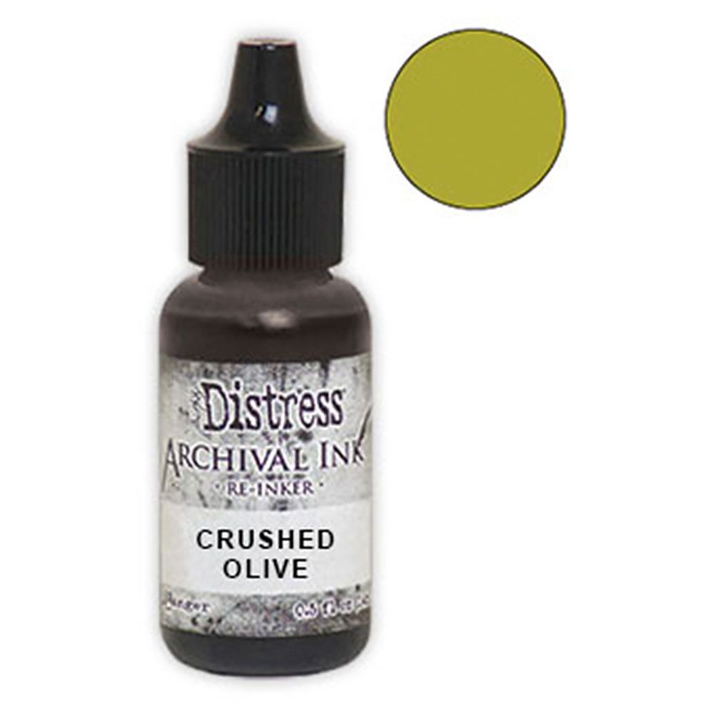 Crushed Olive - Distress Archival Ink - Re-inker