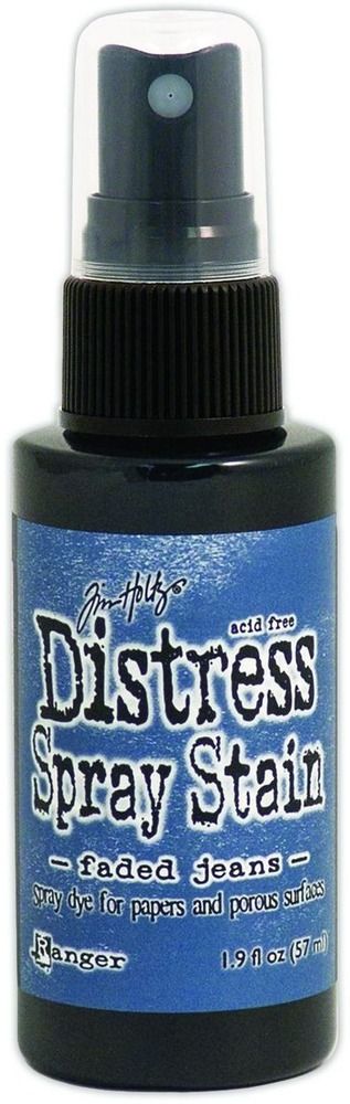 Faded Jeans - Distress - Spray Stain