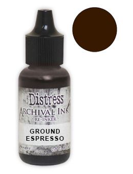 Ground Espresso - Distress Archival Ink - Re-inker