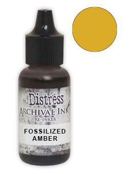Fossilized Amber - Distress Archival Ink - Re-inker