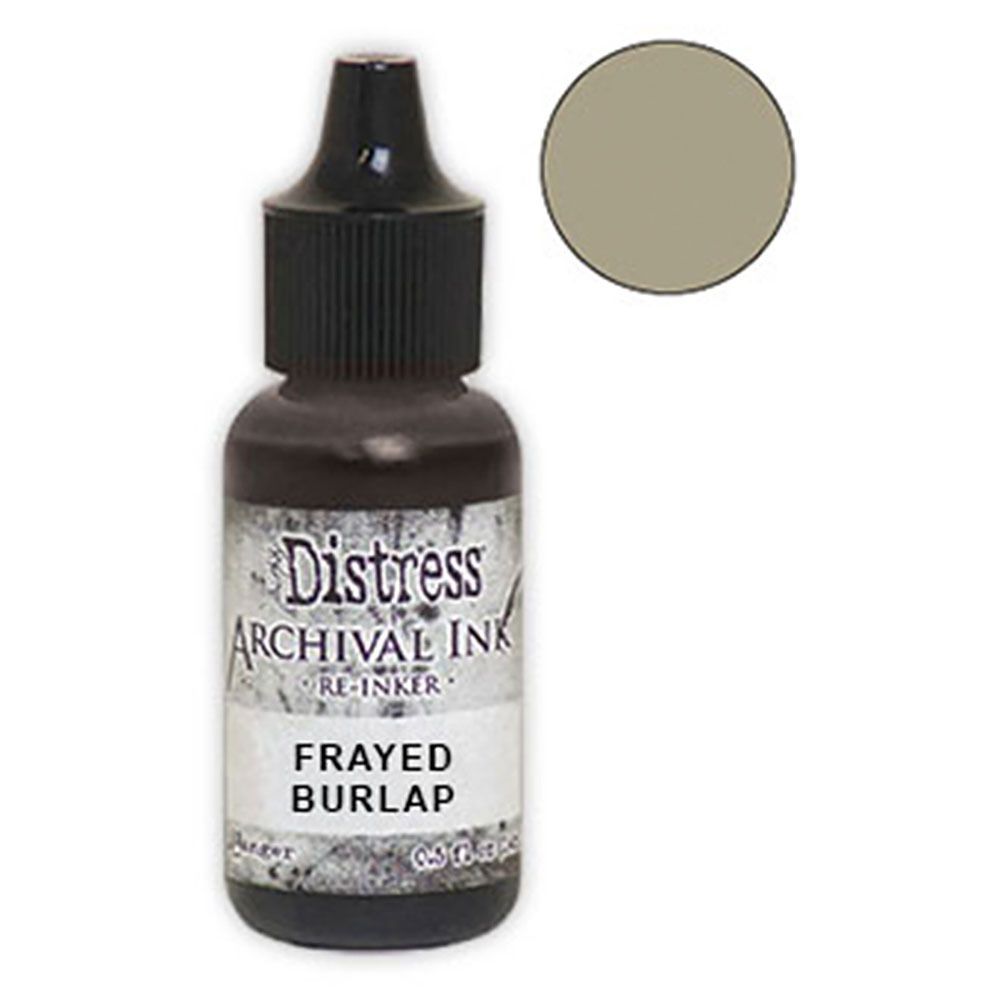 Frayed Burlap - Distress Archival Ink - Re-inker