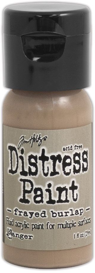 Frayed Burlap - Distress - Paint