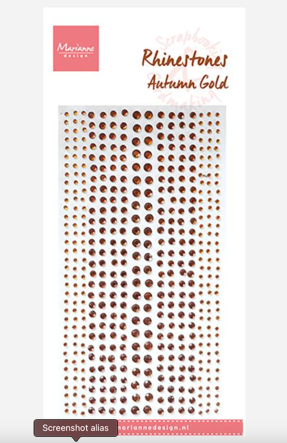 Autumn Gold - Rhinestones