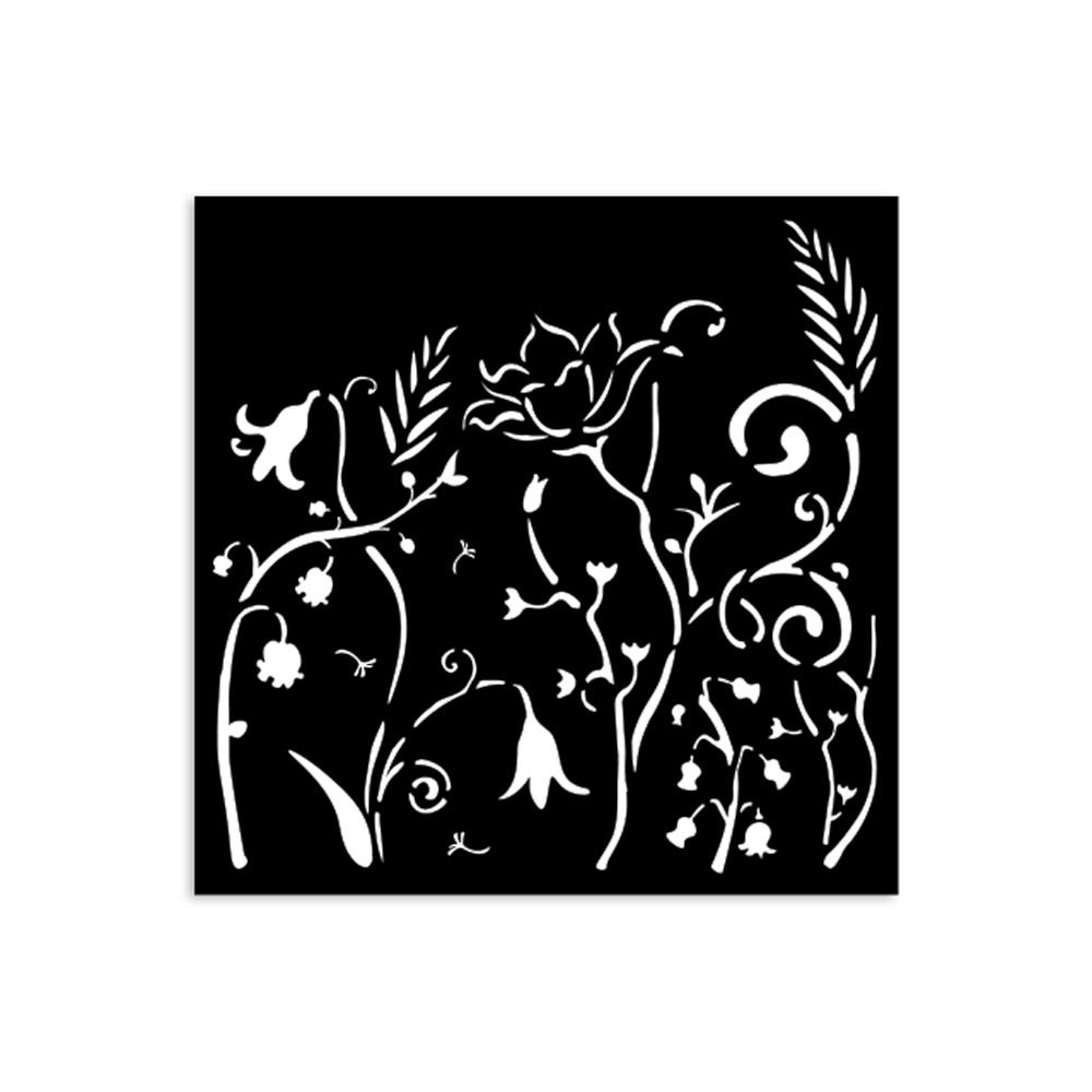 Flowers - Thick Stencil - Hidden Grove Collection