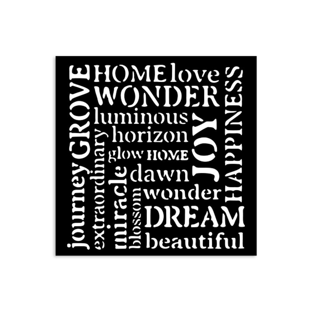Writings - Thick Stencil - Hidden Grove Collection