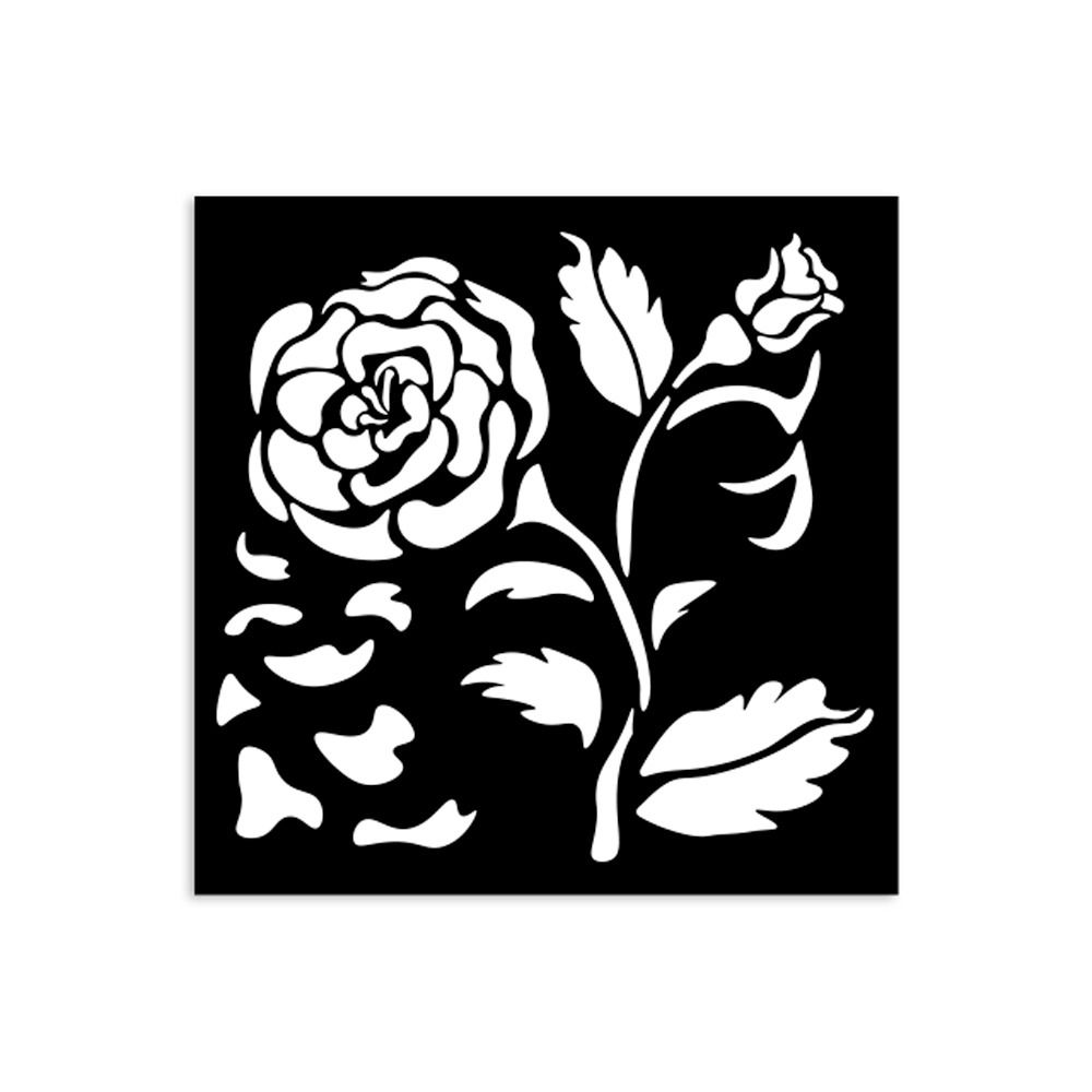 Big Rose - Thick Stencil - House of Roses Collection