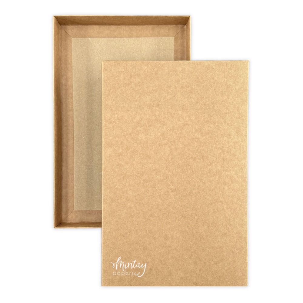 Rectangle 2 - Card Box Base - Kraft - Basic Collection