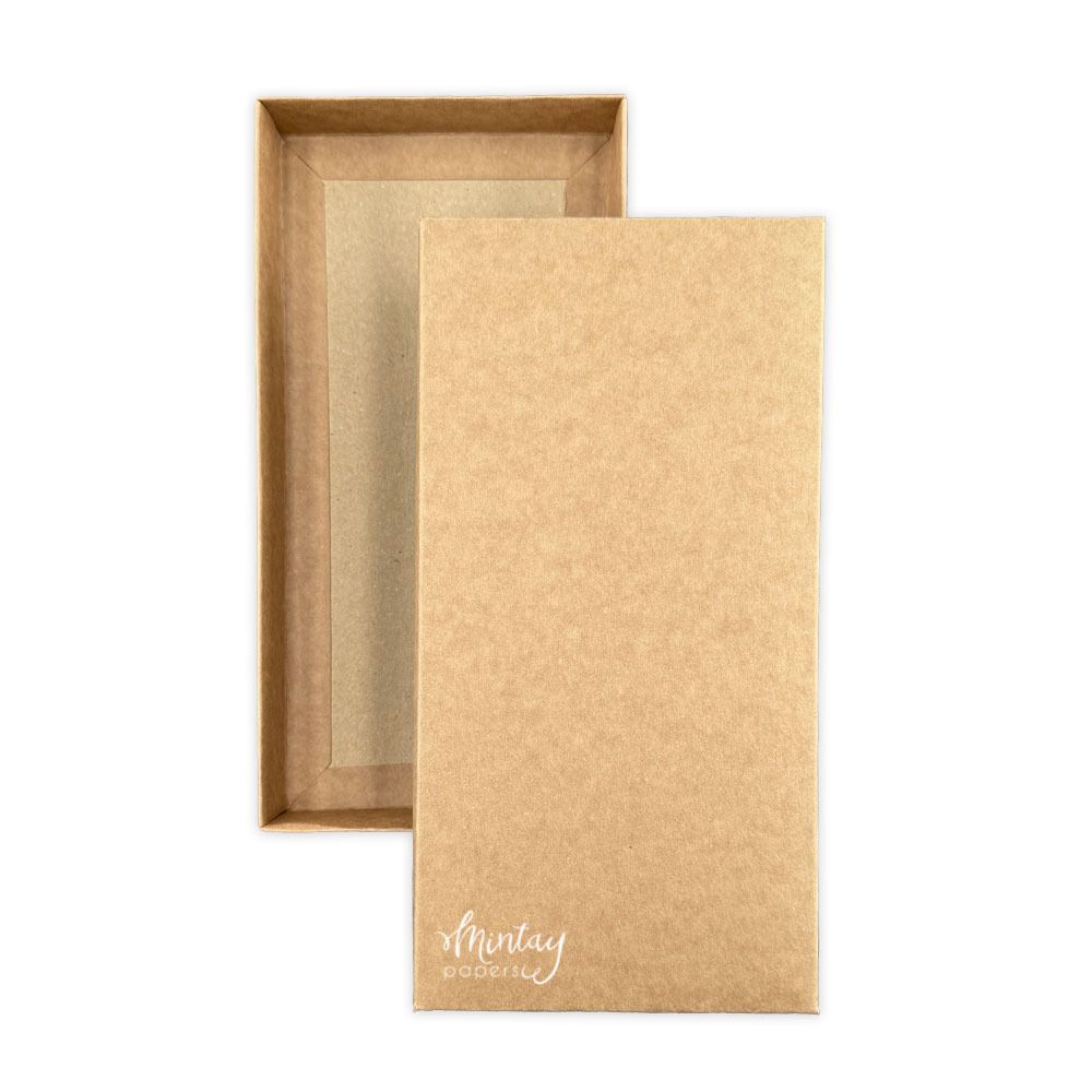 Rectangle 1 - Card Box Base - Kraft - Basic Collection